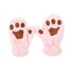 thumbnail image 5 of Guantes cálidos de invierno, suaves y de felpa, de piel sintética, ligeros, para damas y niñas. Rosa, 5 of 9