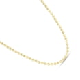 thumbnail image 5 of JewelStop 14K Yellow Gold 4mm Diamond-Cut Textured Moon Chain 24 Inches, Lobster Clasp - 29.23gr., 5 of 6