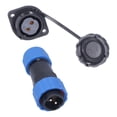 thumbnail image 4 of Conector de alimentación a prueba de agua, enchufe a prueba de agua IP68, enchufe industrial, enchufe de aviación, rendimiento finamente ajustado, 4 of 8