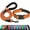 Orange, variant on Levviye Reflective Dog Collar & Leash Set with Foam Handle for Walking, Black S
