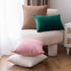 thumbnail image 5 of Fundas de Almohada de Terciopelo EMEMA Paquete de 2 de 61x61 cm Verde, 5 of 6
