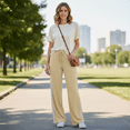 thumbnail image 3 of WQD Womens Yoga Sweatpants Joggers Wide Leg High Waisted Lounge Pants Comfy Workout Loose Pants with Pockets, 3 of 9