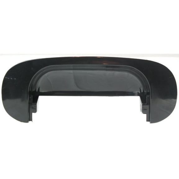 Tailgate Handle Compatible with DODGE FULL SIZE P/U 1994-2002 Bezel only Smooth Black Plastic Old Body Style