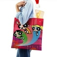 thumbnail image 4 of Las Supercías Bolso de tela con estampado de lienzo para mujer, bolsa de compras reutilizable y estética, con cremallera interior, regalo para mujer,40*40cm., 4 of 6