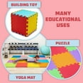 thumbnail image 3 of ToyVelt Foam Puzzle Floor Mat for Kids – Vibrant Interlocking Play Mat with Educational Alphabet Tiles, 3 of 7