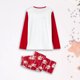 thumbnail image 4 of Conjunto de pijama familiar de 2 piezas Conjunto de pantalones largos con estampado de alce informal Traje de ropa de dormir FLhrweasw Nuevo, 4 of 8