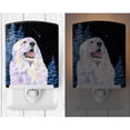 thumbnail image 2 of Caroline's Treasures SS8466CNL Starry Night Great Pyrenees Ceramic Night Light, 6x4x3", multicolor, 2 of 2