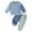 ZA-Blue, variant on Zanarzt Baby Boy Clothes Newborn Toddler Baby Boy Spring Outfit Crew Neck Letter Print Sweatshirt Pant Set Clothes Blue,6-12 Months
