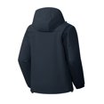 thumbnail image 4 of WTOBBY Men's Colorblock Waterproof Windbreaker Jacket for Outdoor - Hooded with Zip-Up, Multi-Pockets,Ideal for Hiking, Wind Protection, and Stylish Casual Wear,Dark Blue M, 4 of 8