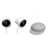 Nest Outdoor Security Cam, 2-Pack + FREE Google Home Mini