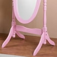 thumbnail image 4 of Traditional Queen Anna Style Wood Floor Cheval Mirror, 4 of 6