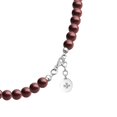 thumbnail image 3 of Collar Perlas de Cristal Austriacas Zvezda Plata 0.925 Mujer vino Unitalla, 3 of 3