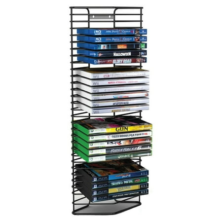 Atlantic - Onyx DVD Tower - Black