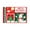 A, variant on Clearance! Caoblia Christmas Placemats 12x18" Washable Wipeable Heat-Proof Christmas Printing Placemats for Kitchen, Dining Table, Holiday, Party Decor Supplies, Christmas Decorations