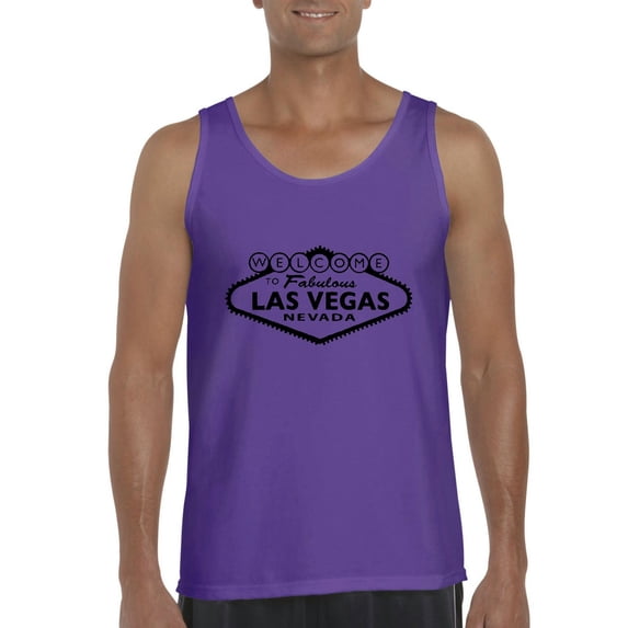 Normal is Boring - Men's Tank Top for Men, up to Men Size 3XL - Welcome to Las Vegas Nevada