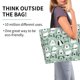 thumbnail image 2 of Disketp Puppy Bolsa Tote Estampada para Mujer, Bolso de Hombro y de Mano para Compras y Viajes, 2 of 8