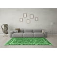 thumbnail image 3 of Ahgly Company Indoor Rectangle Persian Emerald Green Traditional Area Rugs, 5' x 8', 3 of 4