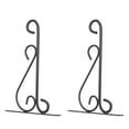 thumbnail image 2 of Plant Bracket,2PCS Wrought Iron Wall Bird Feeders Hanger Wall Bracket Optimal Efficiency, 2 of 14