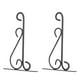 thumbnail image 2 of Colgador De Plantas, Soporte Para Colgar En La Pared De Hierro Forjado, 2 Uds., 2 of 7