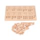 thumbnail image 3 of Tablero De Práctica De Números De Madera, Herramienta De Rastreo De Números De Madera Finamente Grabada Para El Hogar LYUMO Kids Number Tracing Board, 3 of 8