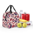 thumbnail image 5 of Honeii record rock Skull lips Print Lunch Bag Women, Lunch Box Lunch Bag for Women Adult Men, Small Leakproof Cute Lunch Tote Large Capacity Reusable, 5 of 8