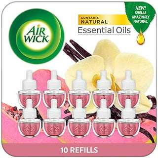 Air Wick Plug in Scented Oil Refill, 2 ct, Vanilla and Pink Papaya