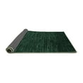 thumbnail image 2 of Ahgly Company Indoor Square Abstract Turquoise Blue Modern Area Rugs, 6' Square, 2 of 4
