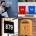thumbnail image 7 of 10 Pcs Black Number Stickers, GIXUSIL 4" Waterproof Vinyl Number Stickers Consecutive Number 0-9 Labels Self-Adhesive without Residue Left for Office Classroom Indoor Boxes Storage, 7 of 7