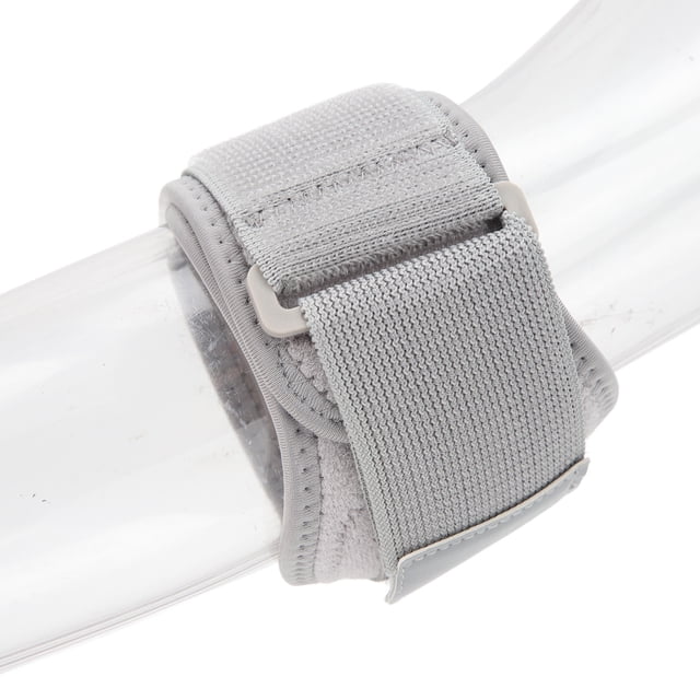 Elastic Elbow Sleeve, Elbow Support Brace Adjustable Shock Absorption Breathable Gray Relieve Pain Lightweight for Joint Pain for Sports for Volleyball