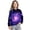 97Purple324, variant on Little Girls Outer Space Star Graphic Hoodie Multicolor Gradient Galaxy All Over Print Long Sleeve Pullover Hooded Fall 2026 Tops for School Outdoor Sweatshirt , Blue