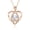 April white, variant on Fashionable Alloy Necklace with Unique Zodiacs Birth Stone Charm Handmade Neckchain Accessory Stylish Date Night Jewelry
