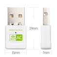 thumbnail image 1 of Tarjeta de red inalámbrica USB de doble frecuencia de 600 m sin unidad, receptor wifi para computadora de escritorio de 2,4 G/5,8 G sin unidad, 1 of 2