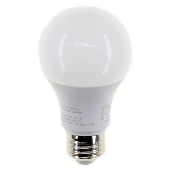 Maxlite E6A19DLED27/G8 Omnidirectional A19 Dimmable LED Light Bulb, 2700K, 6W, E26