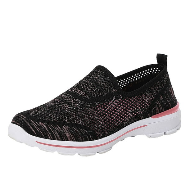 eczipvz Womens Shoes Women's Running Shoes Breathe Mesh Tennis Sneakers  Lace Up Lightweight Walking Shoes,Red 