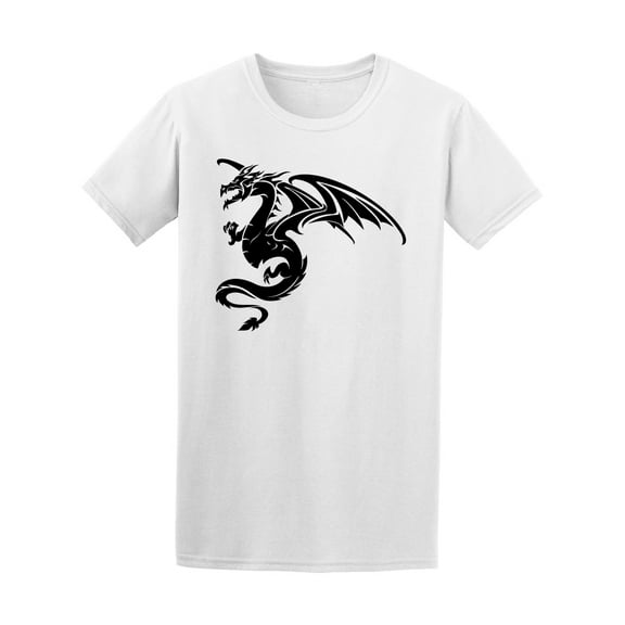 Flying Dragon Tattoo T-Shirt Men -Image by Shutterstock, Male Large