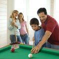 thumbnail image 2 of Patiojoy Portable Pool Table Game Pool Table for Kids & Adults w/ 16 Balls A Triangle 2 Chalks 2 Cue Sticks A Brush & Adjustable Foot Pads, 2 of 10