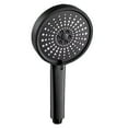 thumbnail image 2 of Hovmgk High-Pressure Handheld Showerhead, 5 Spray Modes, Hard Water Pressure Boost for Elderly & Children, ABS Material, Gray/Silver Finish, No-Clogging Nozzle, Easy Install, 2 of 7