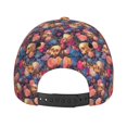thumbnail image 3 of Kdxio Unisex Skull colorful daisy Pattern Baseball Cap Unisex Washed Classic Adjustable Hat, 3 of 5