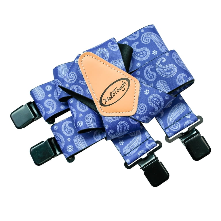 Marlin Fish Print Clip End Suspenders by Ascentix | Novelty Suspenders