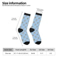 thumbnail image 6 of Uemuo Corgi Dog Pattern Women's Crew Socks, Soft Durable Breathable Moisture-Wicking with Odor Control Cotton socks, 6 of 9