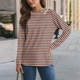 thumbnail image 7 of Neewe Womens Long Sleeve Shirts Round Neck Tops Basic Tops Fall Outfits Fashion Clothes 2025, 7 of 7