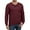 Red, variant on FEDTOSING Mens Waffle Henley Shirts Long Sleeve Fall Comfy T-Shirts Button Down V Neck Casual Pullover