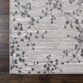 thumbnail image 4 of Nourison Urban Chic Floral Grey 4' x 6' Area Rug, (4x6), 4 of 8