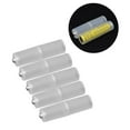 thumbnail image 1 of Kearding Adaptadores de AAA a AA, 4 Uds., convertidor de tamaño de celda de batería, cajas de soporte, cajas de plástico con cobre Almacenamiento y organización del hogar, 1 of 6
