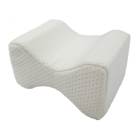 Orthopedic Knee Memory Foam Pillow - Ergonomic Wedge & Lumbar Alignment for Side Sleepers - Washable Soft