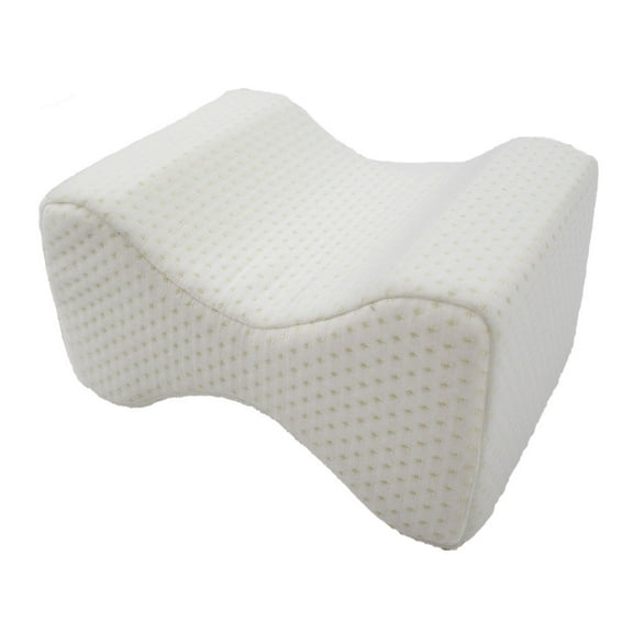 Orthopedic Knee Memory Foam Pillow - Ergonomic Wedge & Lumbar Alignment for Side Sleepers - Washable Soft Cover