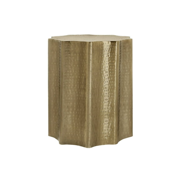 Newboti Accent Table, Drum, Side, End, Nightstand, Lamp, Living Room, Bedroom, Gold Metal, Contemporary, Modern 563722922486462