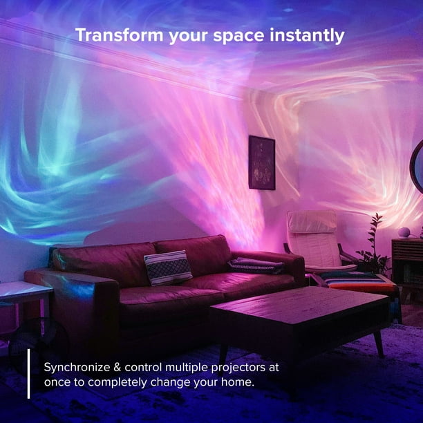 BlissLights Velarus LED Aurora Projector - WiFi, Home Theater
