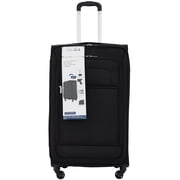 Protege Arendale 28 Softside Expandable Rolling Spinner Luggage, Black