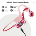 thumbnail image 5 of Oggfader Wireless Earbuds 300mAh Conduction Headset Wireless Bluetooth Headset Sports Running Power LED Power Digital Display Red, 5 of 5